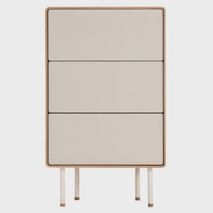 Fina ladekast 60x45 natural|wit