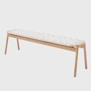 Klupa eetbank 160 white oil - White