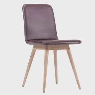 Ena stoel whitewash Aubergine 74