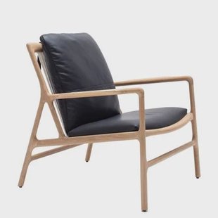 Gazzda Dedo Easy fauteuil white oil - Black