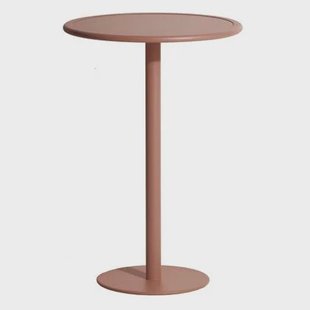 Week-end bistrotafel Ø70 H105 Terracotta