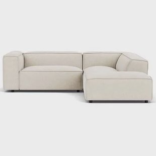 Dunbar bank met Longchair rechts Soil 01 natural