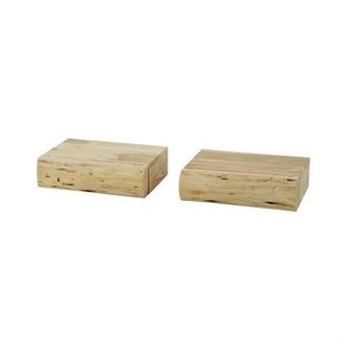 Fraaai - Hardy nachtkastje zwevend acacia hout XS | set van 2 Fraaai - Hardy nachtkastje zwevend acacia hout XS | set van 2