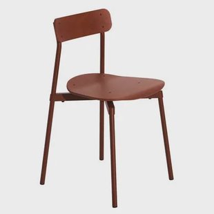 Petite Friture Fromme Wood eetkamerstoel Red Brown Petite Friture Fromme Wood eetkamerstoel Red Brown