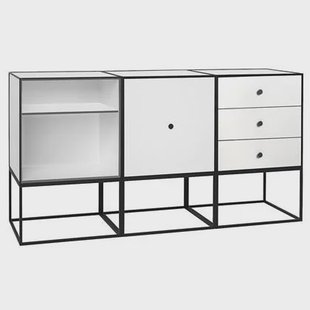 Audo Copenhagen Frame 49 Trio dressoir wit Audo Copenhagen Frame 49 Trio dressoir wit