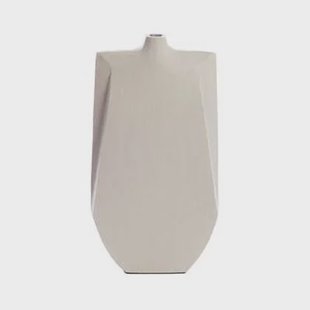 Light & Living Light&living Vaas deco 21x7,5x41 cm MAKAHA crème