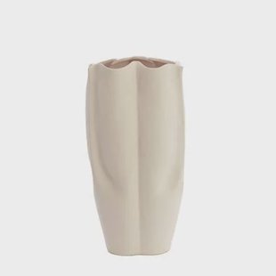 Light&living Vaas deco 28x27,5x56 cm SANGULI keramiek crème