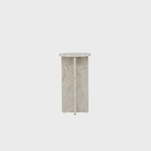 Rebellenclub Kuopio Bijzettafel - ø40 cm - Marmer Look Rebellenclub Kuopio Bijzettafel - ø40 cm - Marmer Look