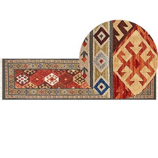 Beliani-URTSADZOR-Kelim vloerkleed-Multicolor-80 x 300 cm-Wol Beliani-URTSADZOR-Kelim vloerkleed-Multicolor-80 x 300 cm-Wol