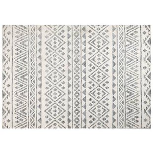 Beliani - ASPANI - Vloerkleed - Beige|Grijs - 160 x 230 cm - Polyester Beliani - ASPANI - Vloerkleed - Beige|Grijs - 160 x 230 cm - Polyester