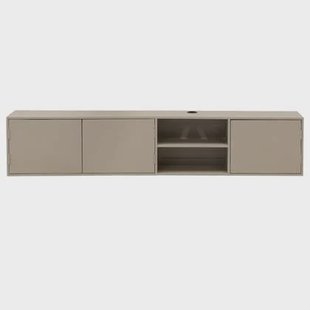 Giga Meubel - Zwevend Tv-Meubel Taupe 200cm - 3 Deurs - Mangohout Giga Meubel - Zwevend Tv-Meubel Taupe 200cm - 3 Deurs - Mangohout