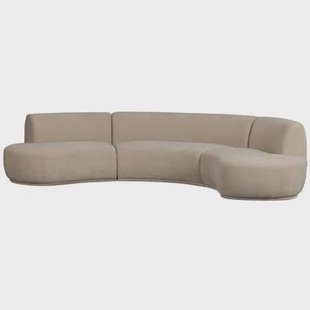 WOOOD Batavier Bank - Polyester - Naturel - 75x336x180