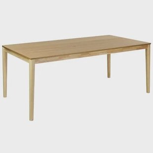 Beliani - ERMELO - Eettafel - Lichthout - MDF