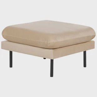 Beliani - VINTERBRO - Ottomaan - Beige - Fluweel