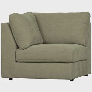 vtwonen Family Hoek Bank Element - Polyester - Groen