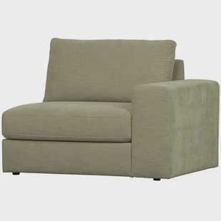 vtwonen Family 1-Zits Bank Element Arm Rechts - Polyester - Groen