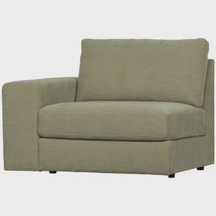 vtwonen Family 1-Zits Bank Element Arm Links - Polyester - Groen