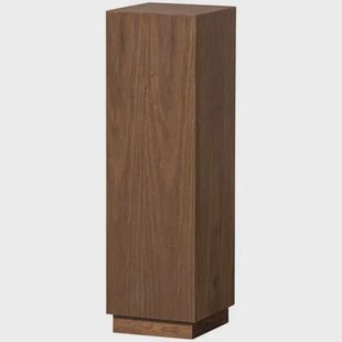 WOOOD Enid Plantenstandaard - Hout - Walnoot - 80x24x24