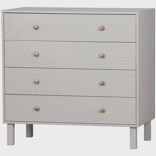 WOOOD Madu Ladekast - Grenen - Wolkengrijs - 91x94x52