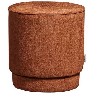 vtwonen Pearl Poef - Stof - Rust Melange - 45xØ40 vtwonen Pearl Poef - Stof - Rust Melange - 45xØ40