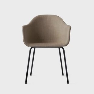 Audo Copenhagen Harbour eetkamerstoel zwart staal, Remix 233