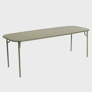 Week-end tuintafel 220x85 met dicht blad Jade Green