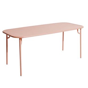 Week-end tuintafel 180x85 met dicht blad blush