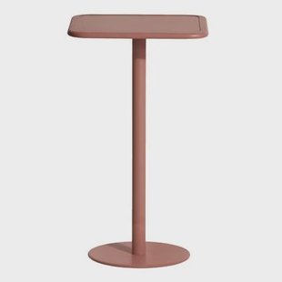 Week-end bistrotafel 60x60 H105 Terracotta