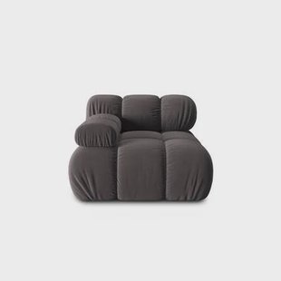 Milo Casa Tropea Modulair Bank Element - Hoek Links - Donkergrijs