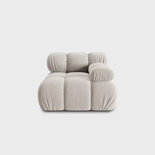 Milo Casa Tropea Modulair Bank Element - Hoek Rechts - Lichtbeige