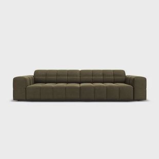 Cosmopolitan Design Chicago 4-zitsbank - Velvet - Olijfgroen Cosmopolitan Design Chicago 4-zitsbank - Velvet - Olijfgroen