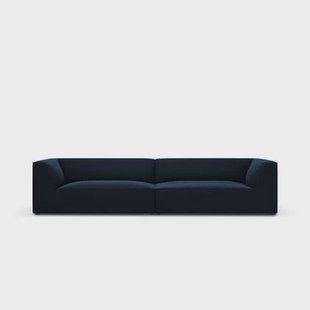 Windsor & Co Sao 4-zitsbank - Velvet - Koningsblauw