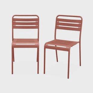 sweeek - Tuinstoelen metaal (set van 2)