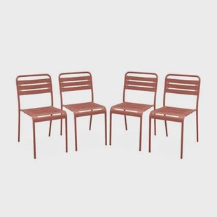 sweeek - Tuinstoelen metaal (set van 4)