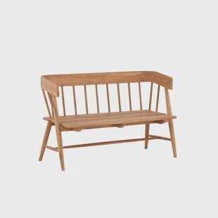 Rebellenclub Reed Tuinbankje - 122 x 58cm - Naturel Hout