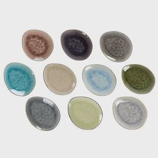 Cosy & Trendy Kleine Bordjes | Gebaksbordjes Streetfood 15 x 11.5 cm - 10 Stuks