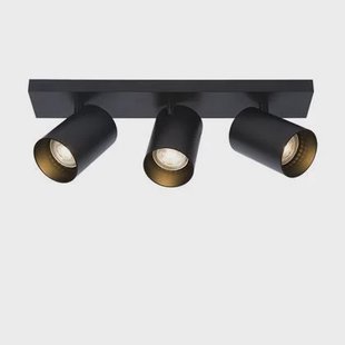 Atmooz Plafondlamp Nuo 3 - Zwart Metaal - Opbouw Plafondspot