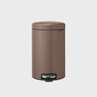 Brabantia NewIcon Pedaalemmer 12 L - Satin Taupe