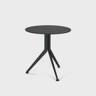 Spinder Design bijzettafel Daley High - zwart - Ø 38