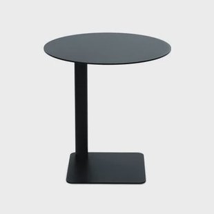 Spinder Design bijzettafel Sunny 40 - Zwart - Ø 40