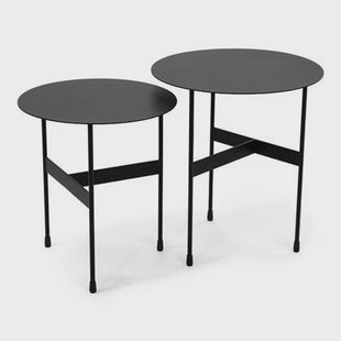 Spinder Design bijzettafel Mira High - Zwart - Ø45