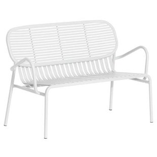 Petite Friture Week-end tuinbank 2-zits Pearl Grey Petite Friture Week-end tuinbank 2-zits Pearl Grey