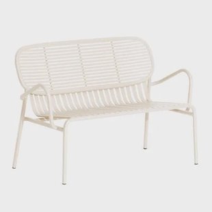 Petite Friture Week-end tuinbank 2-zits Ivory