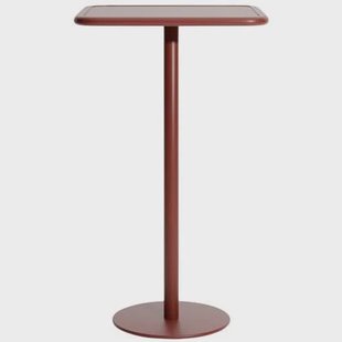 Petite Friture Week-end bistrotafel 60x60 H105 Brown Red