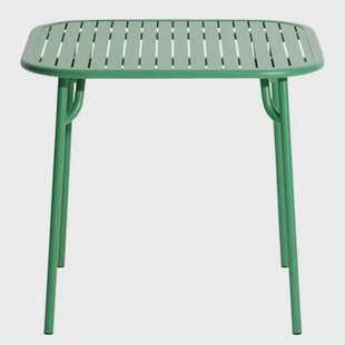 Petite Friture Week-end tuintafel 85x85 Mint Green