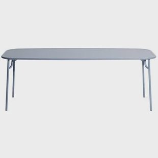 Petite Friture Week-end tuintafel 220x85 Pigeon Blue