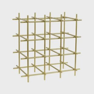 LOFT42 Malbec Wijnrek - 9 flessen - Metaal - Goud