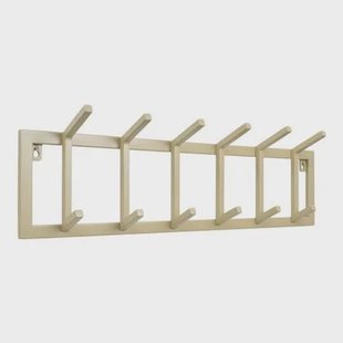 LOFT42 Kapstok Jaimy Single - Beige - 6 dubbele haken - 80x24x12