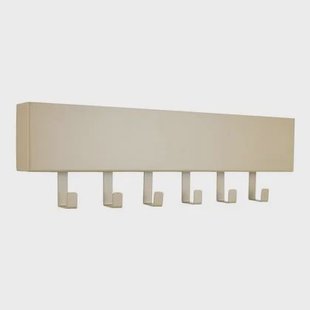 LOFT42 Mula Wandkapstok - 61x19x6 - Beige - Metaal - 6 haken