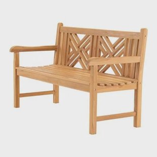 Lesli Living - Cross bank teak 150x64x92cm
